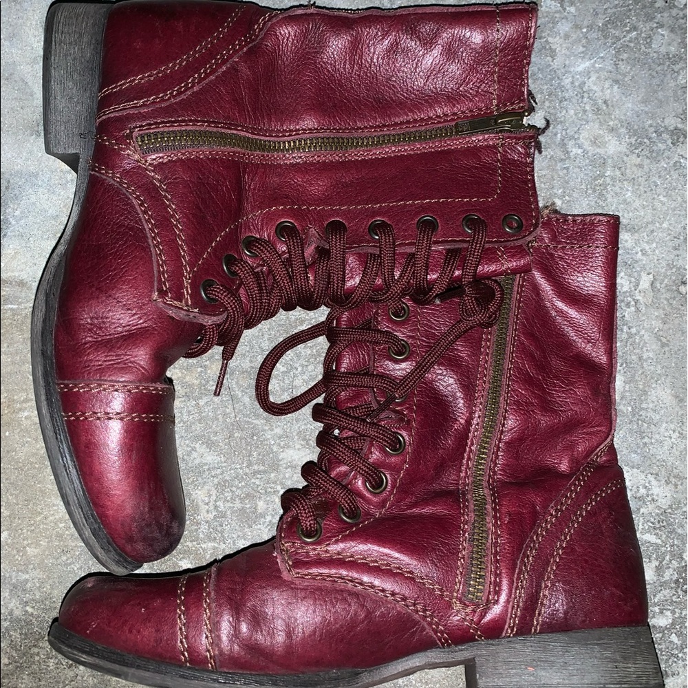 leather boots